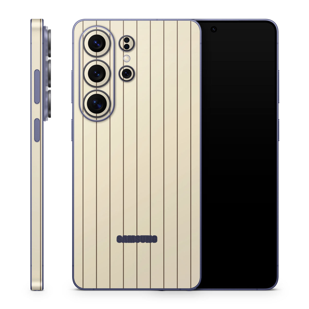 Cream Fine Line Samsung Galaxy Skin + Case