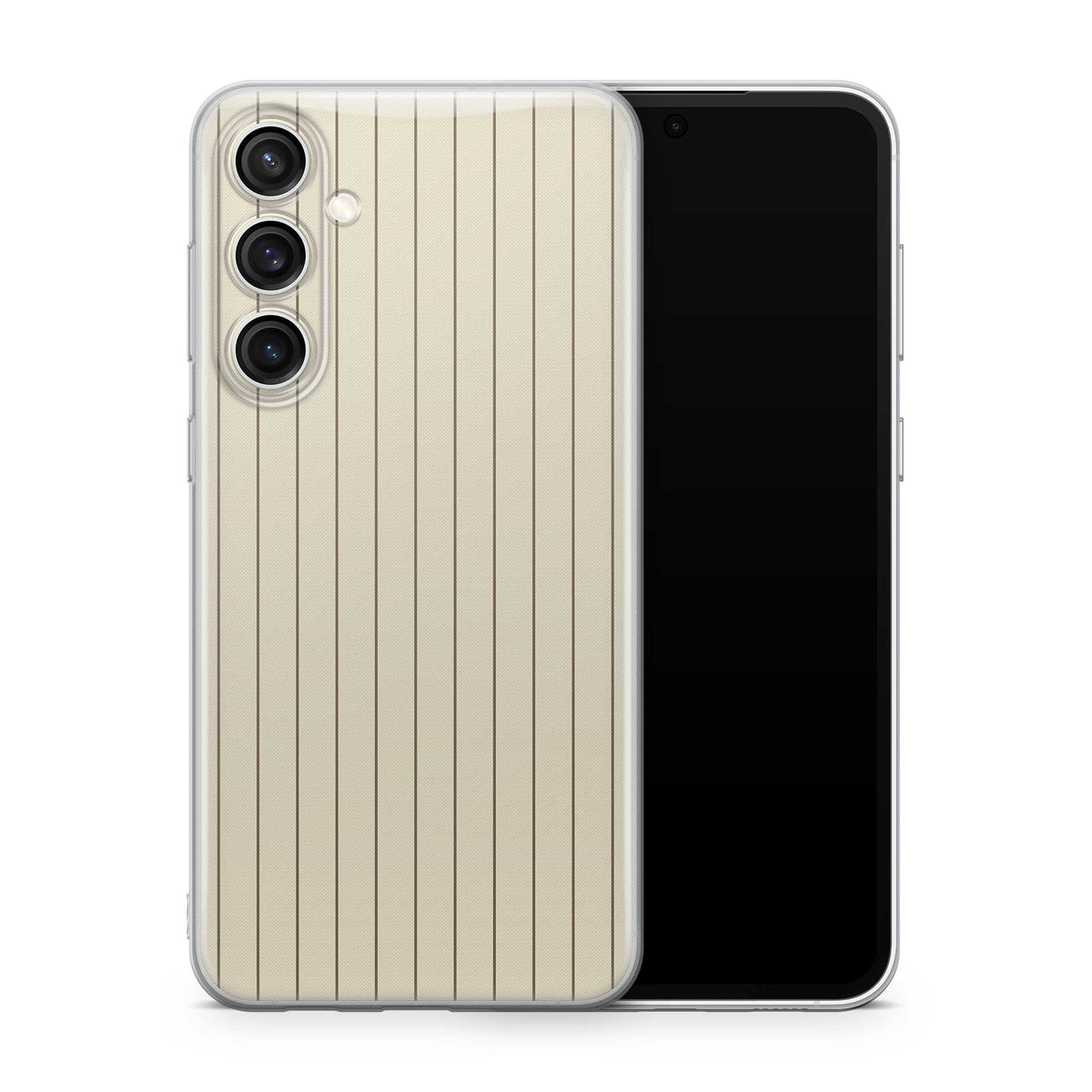 Cream Fine Line Samsung Galaxy Skin + Case