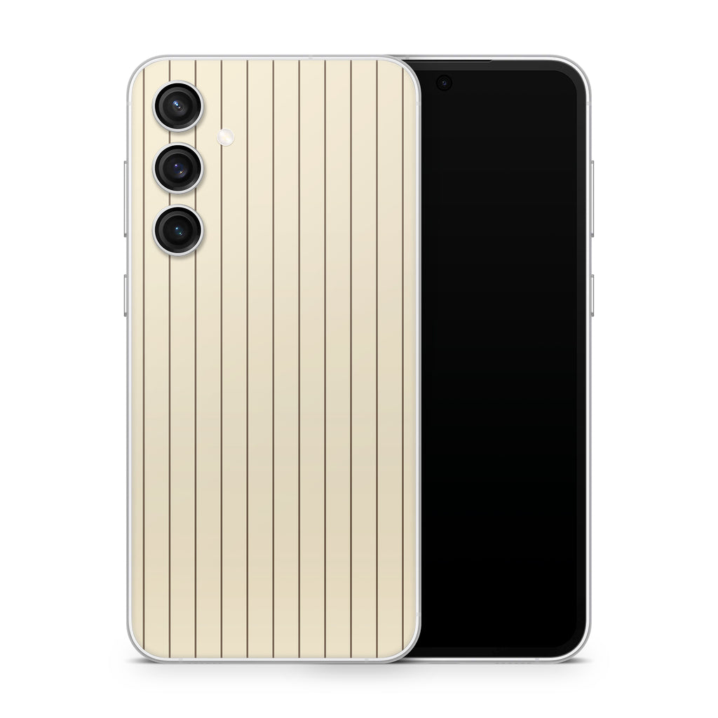 Cream Fine Line Samsung Galaxy Skin + Case