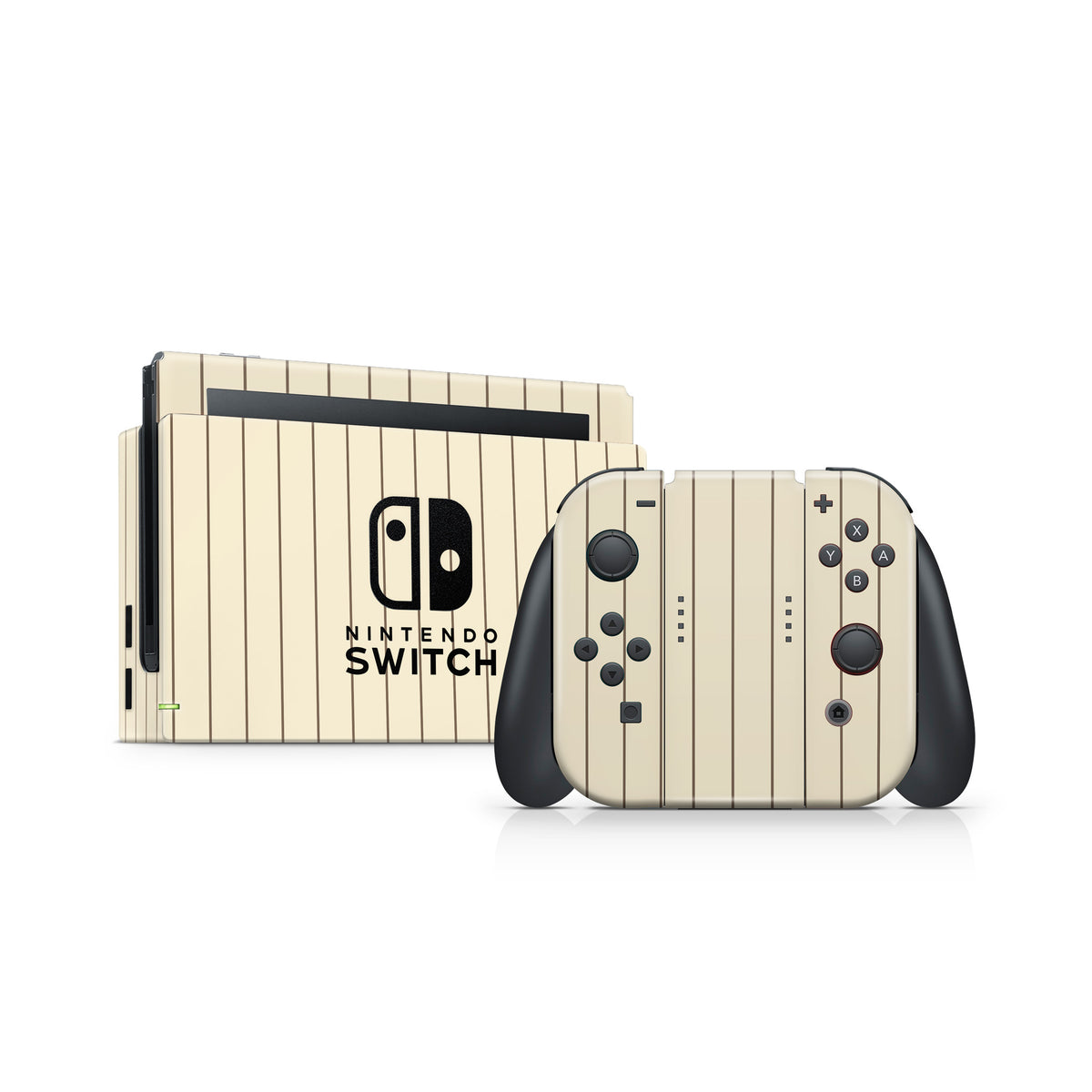 Cream Fine Line Nintendo Switch Skin