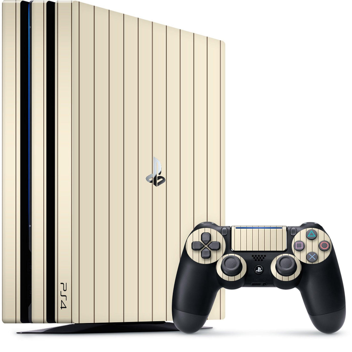 Cream Fine Line Playstation 4 Pro Skin