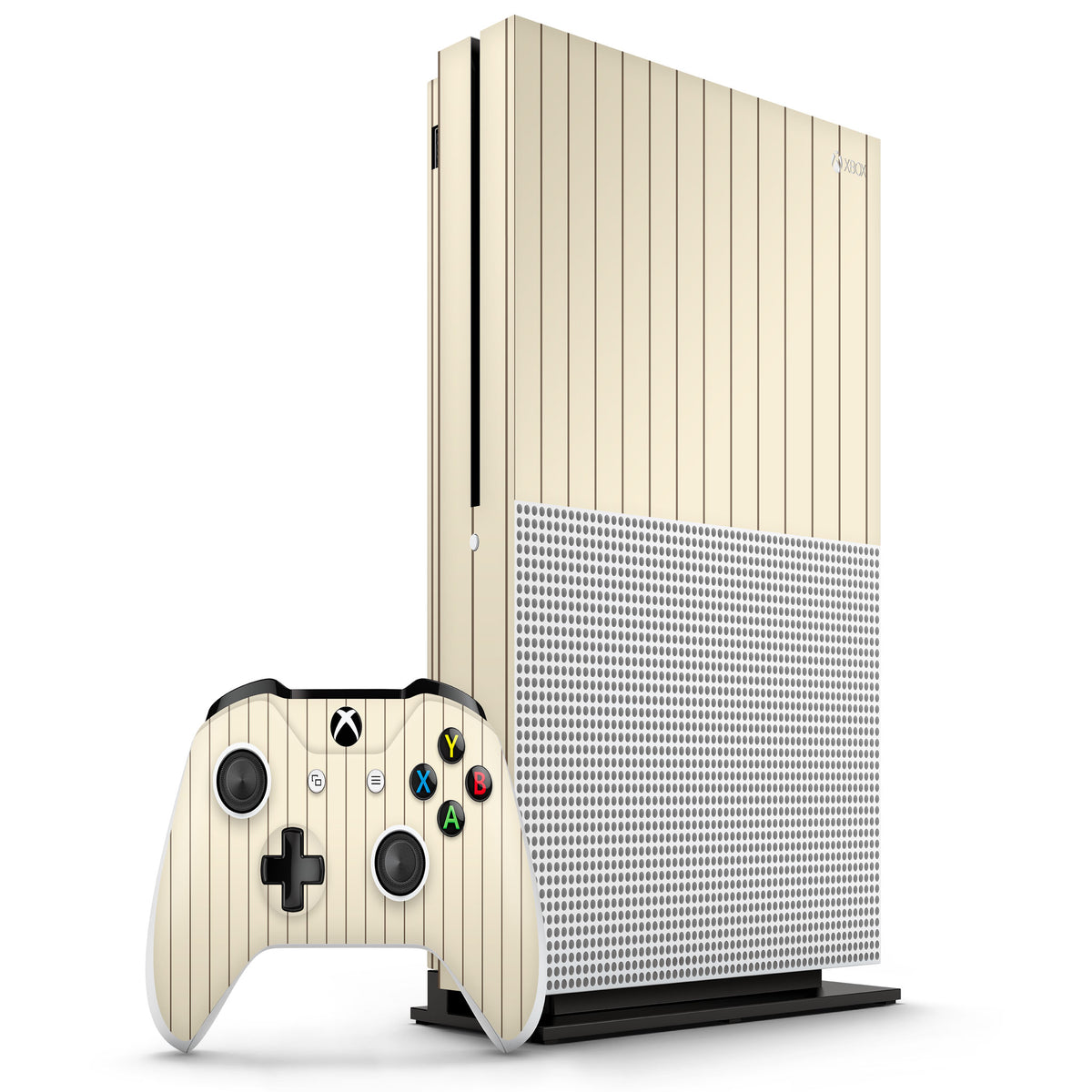 Cream Fine Line Xbox One S Skin