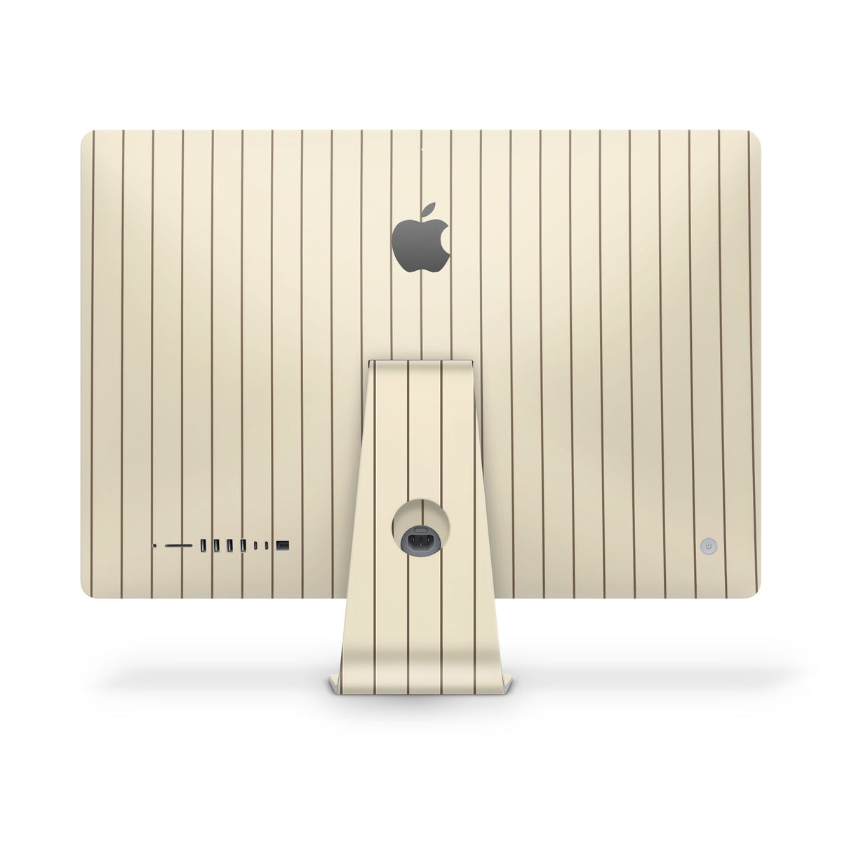 Cream Fine Line iMac Skin