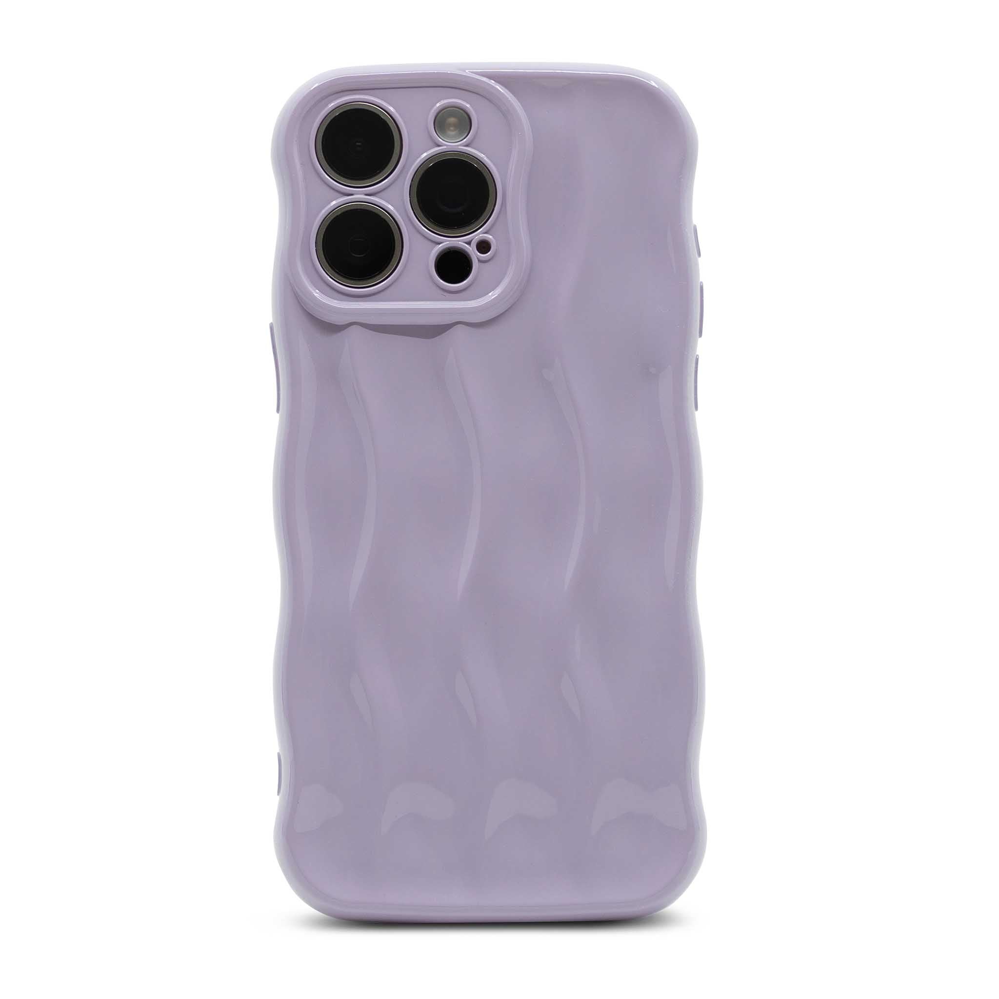Lilac Wavy iPhone Case