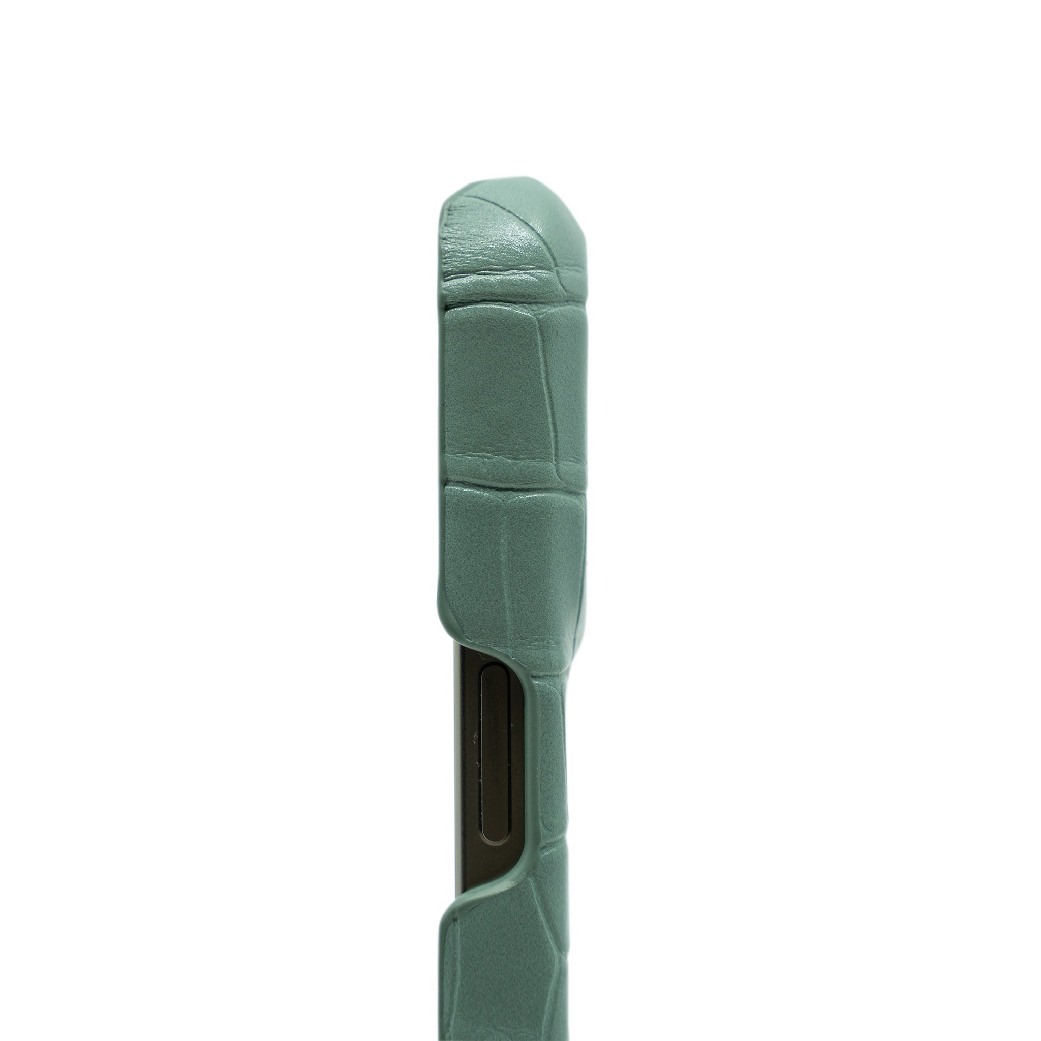 Mint Green Crocodile iPhone Case