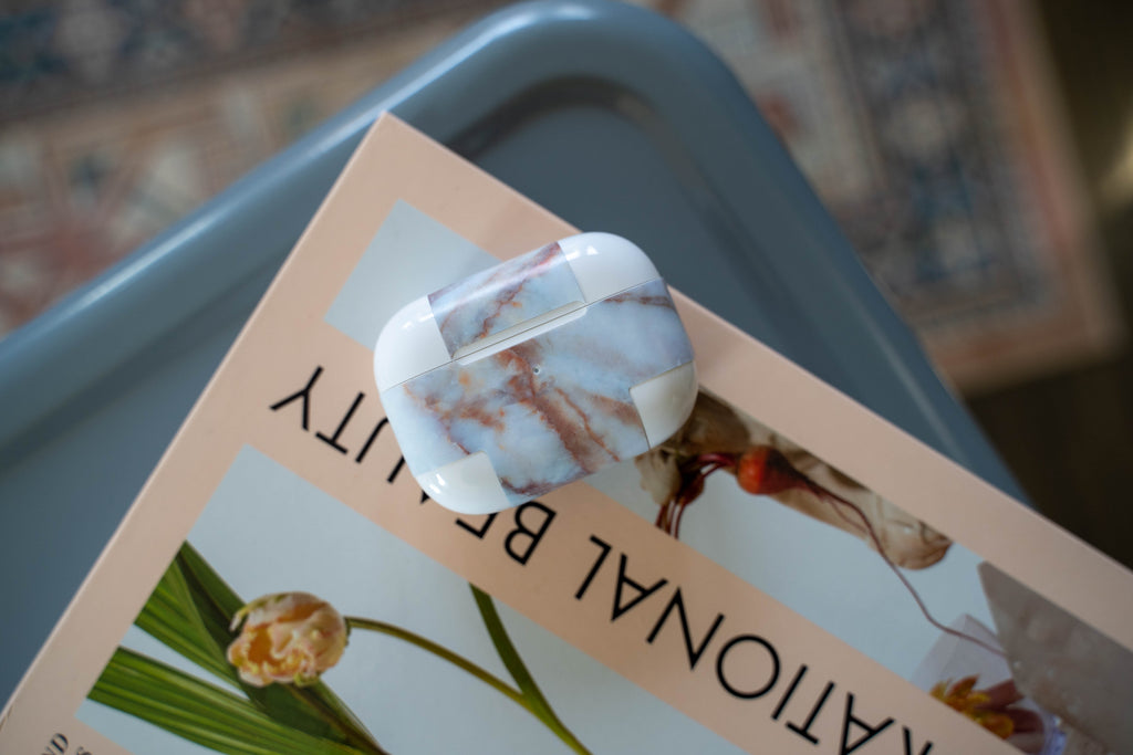Vanilla Marble AirPods Skin