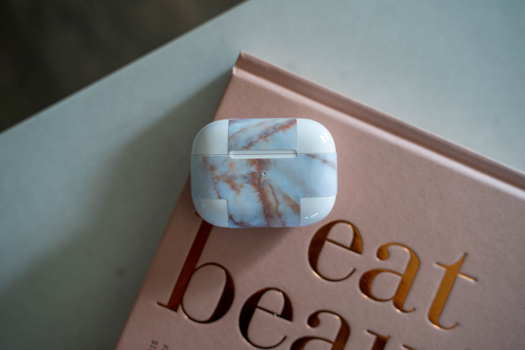 Vanilla Marble AirPods Skin