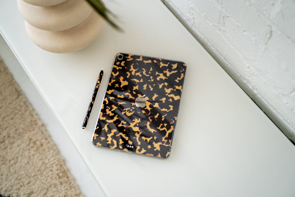 Tortoise Shell iPad Skin + Case