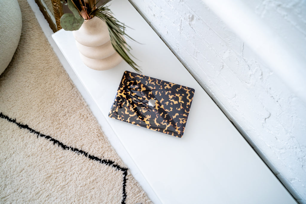 Tortoise Shell MacBook Skin + Case