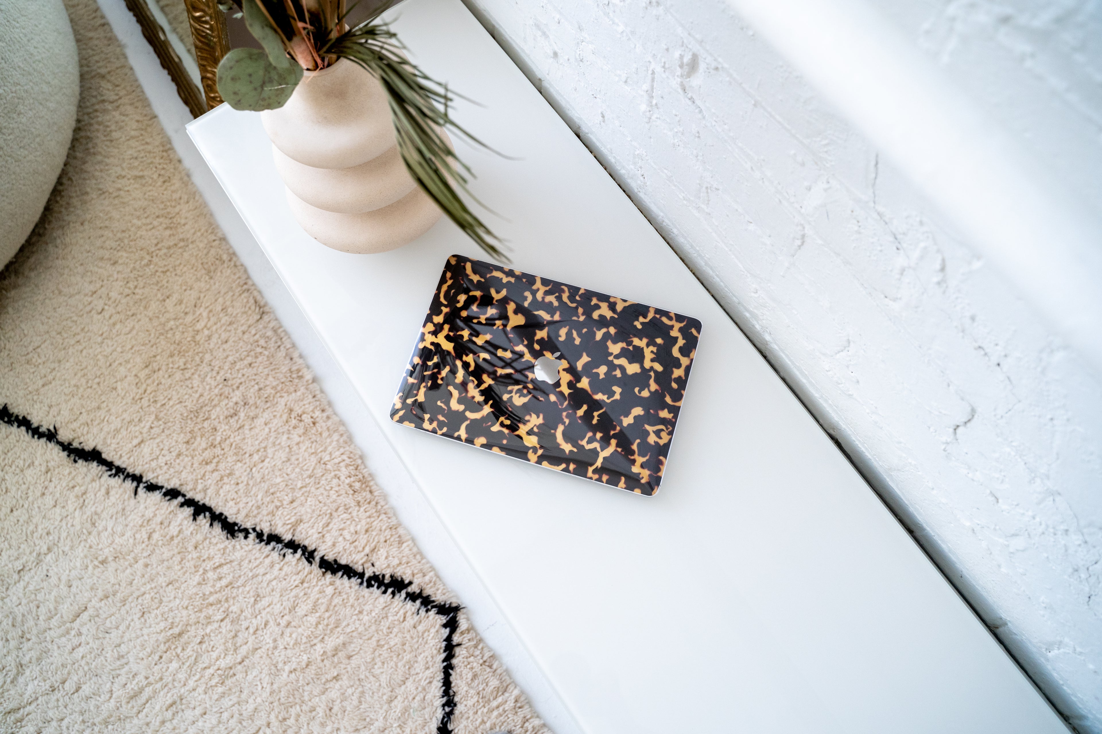 Tortoise Shell MacBook Skin + Case