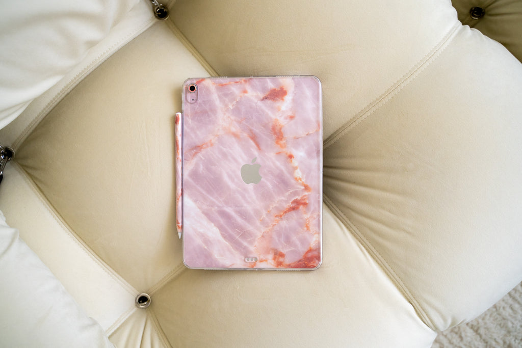 Blush Marble iPad Skin + Case