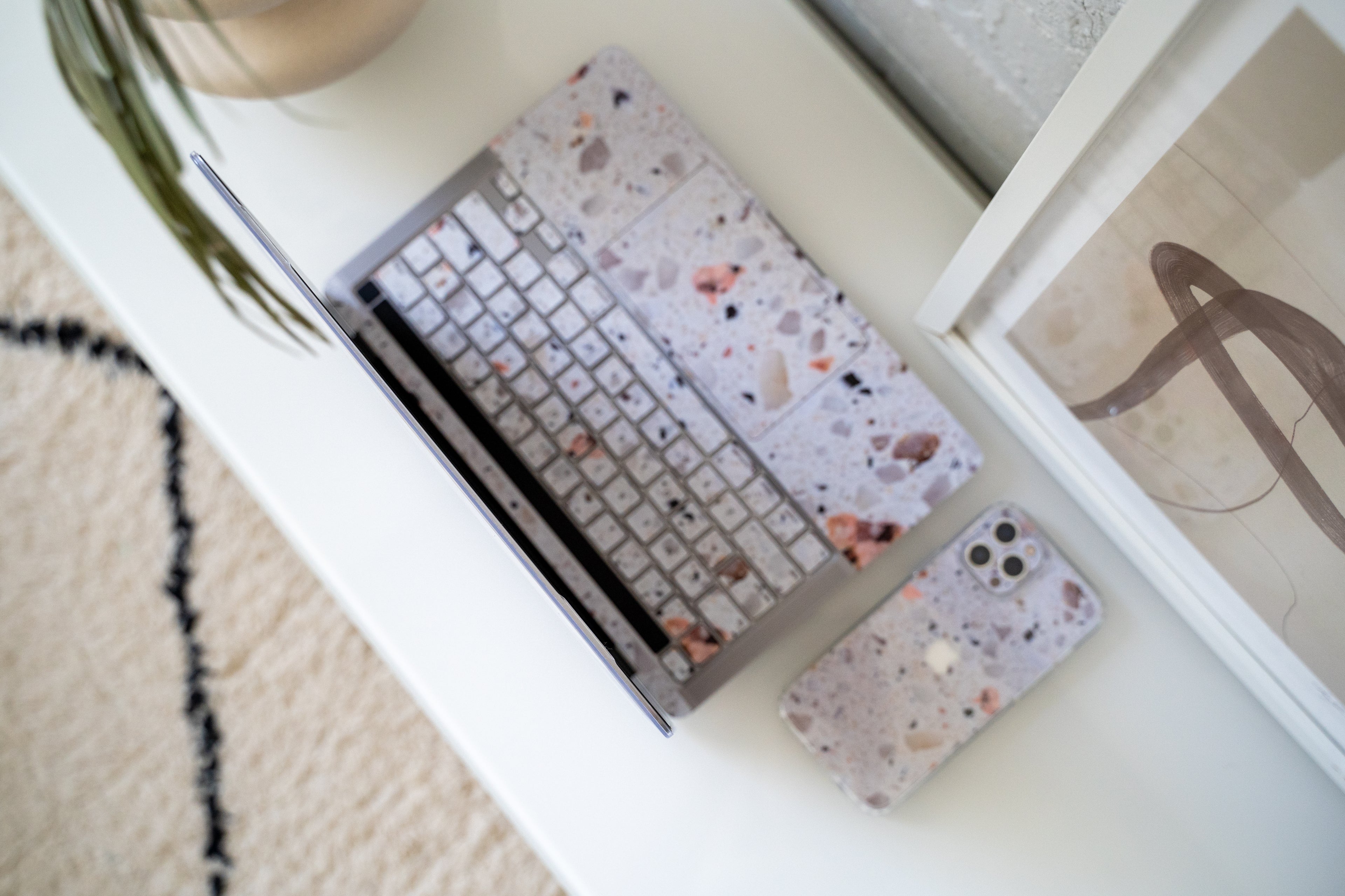 Terrazzo MacBook Keyboard Skin