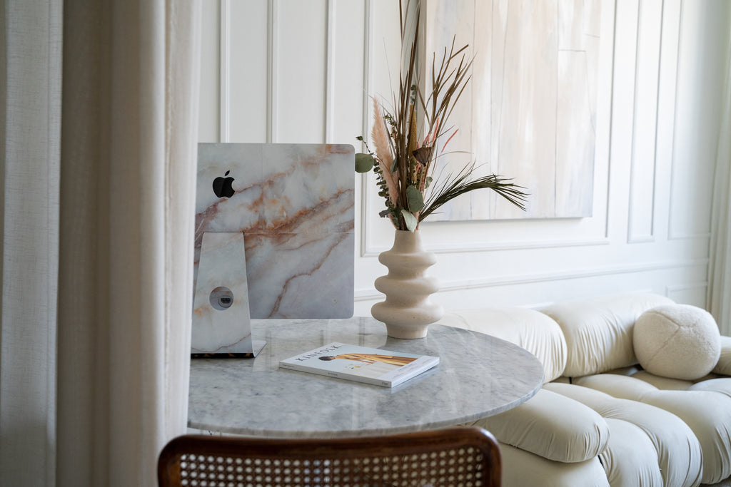 Vanilla Marble iMac Skin