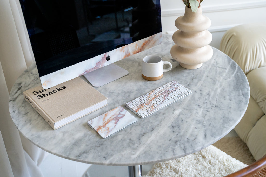 Vanilla Marble iMac Skin