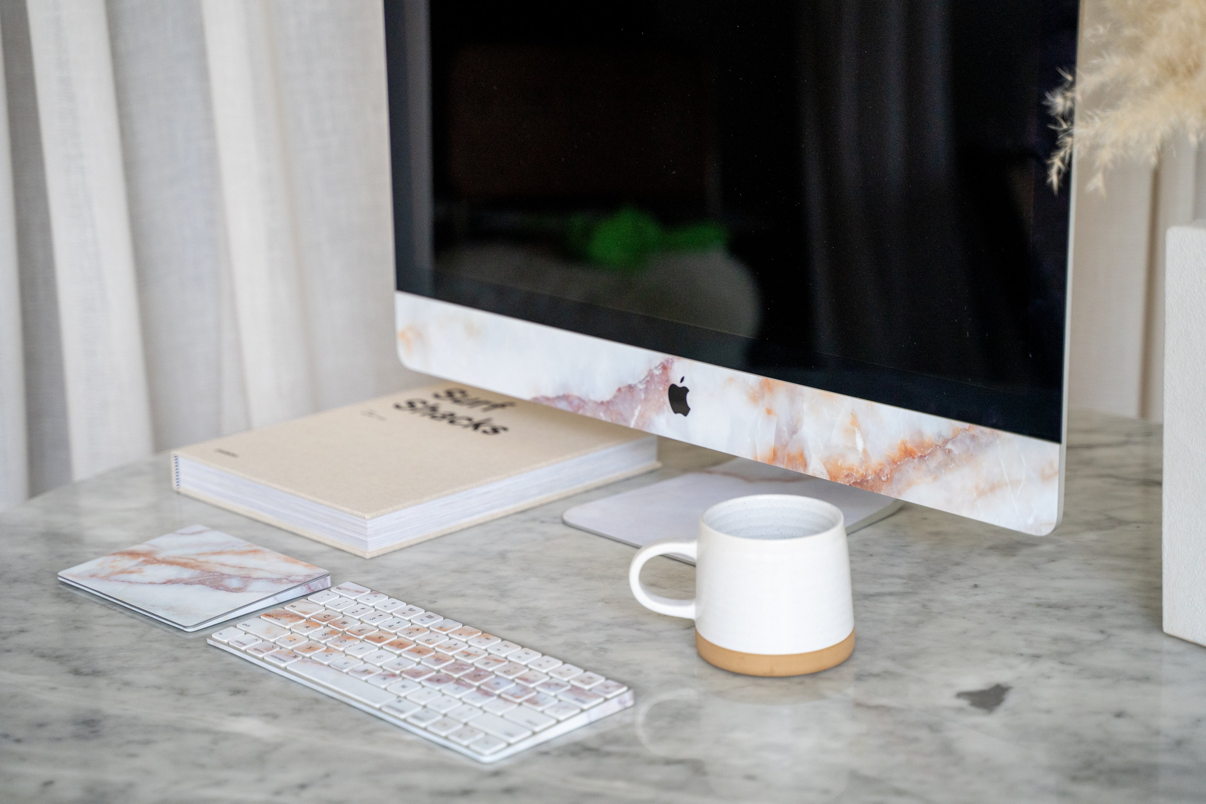 Vanilla Marble iMac Skin