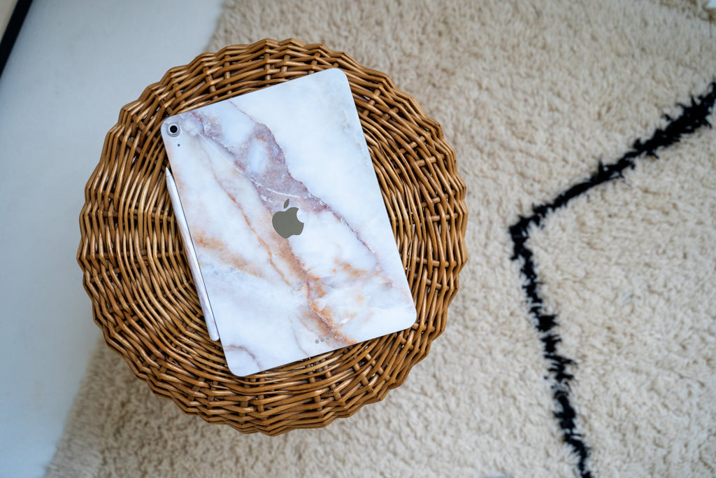 Vanilla Marble iPad Skin + Case