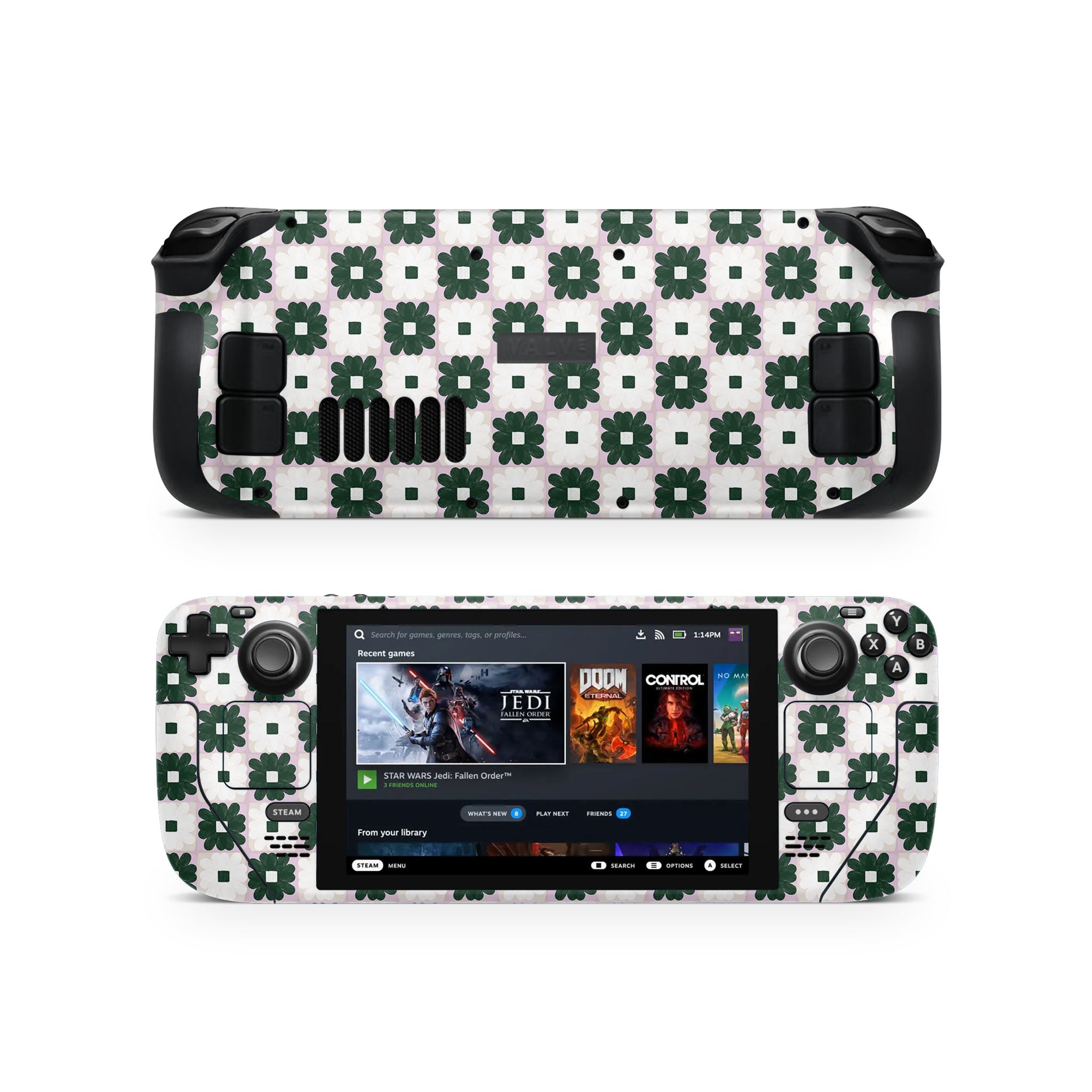 Daisy Quilt Steam Deck Skin