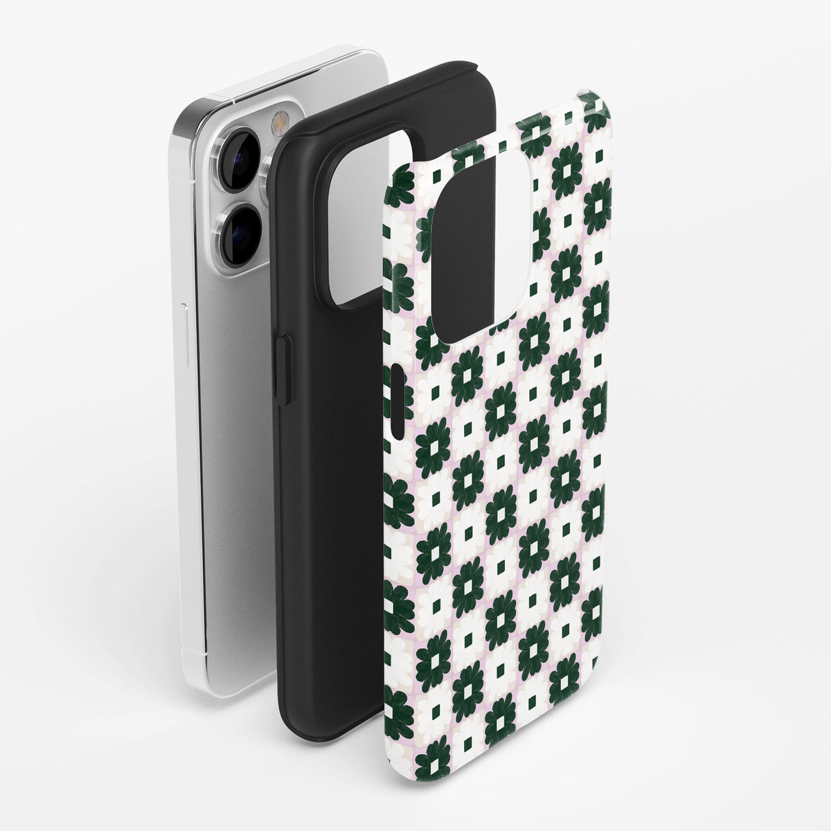 Daisy Quilt Impact iPhone Case