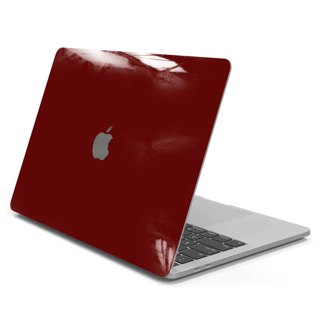 Deep Red MacBook Case Skin
