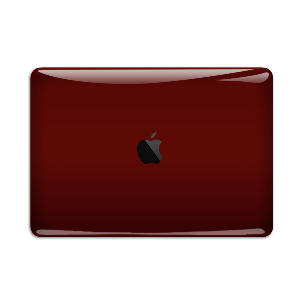 deep red macbook case