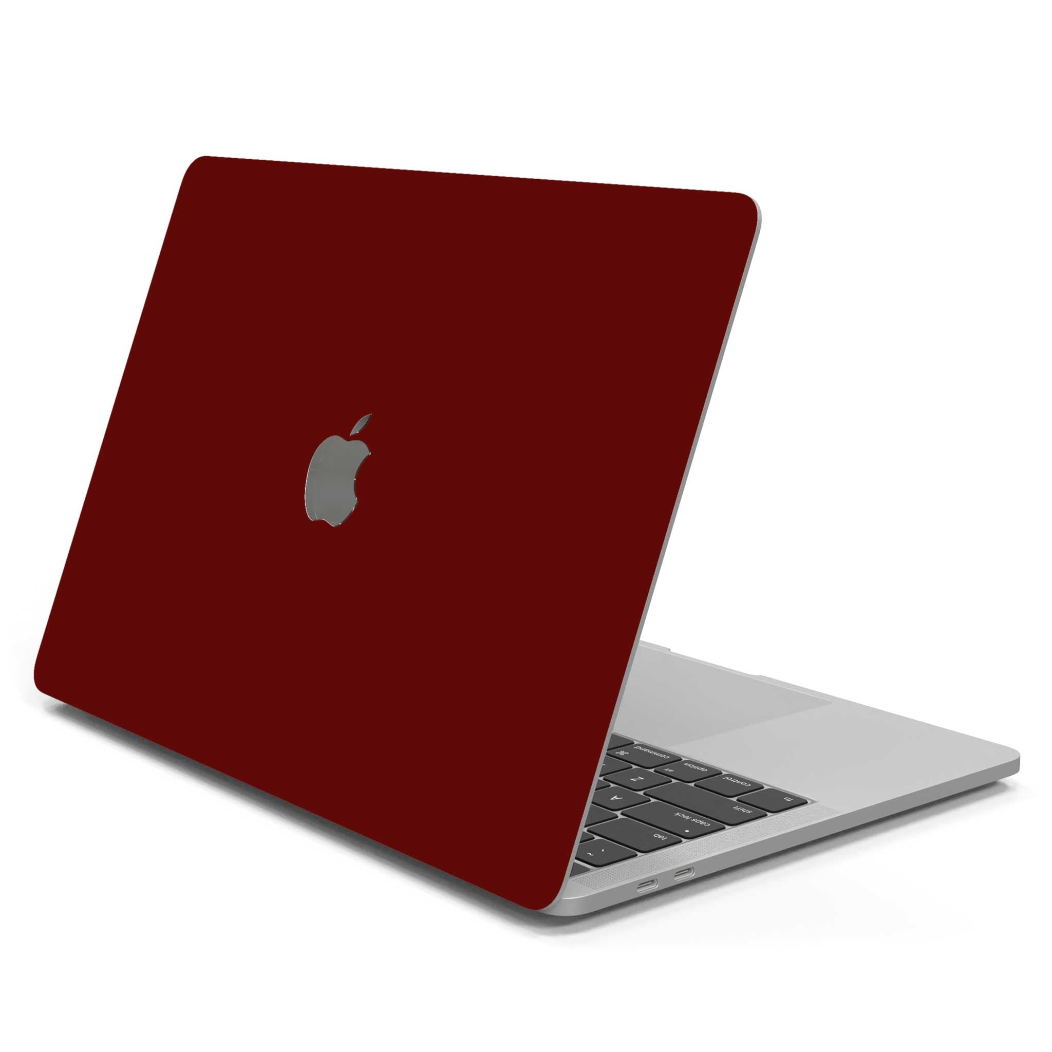 deep red macbook decal