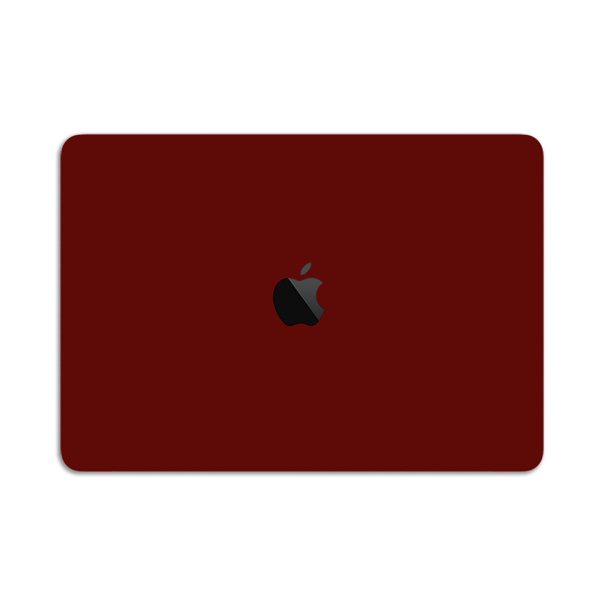 deep red macbook skin