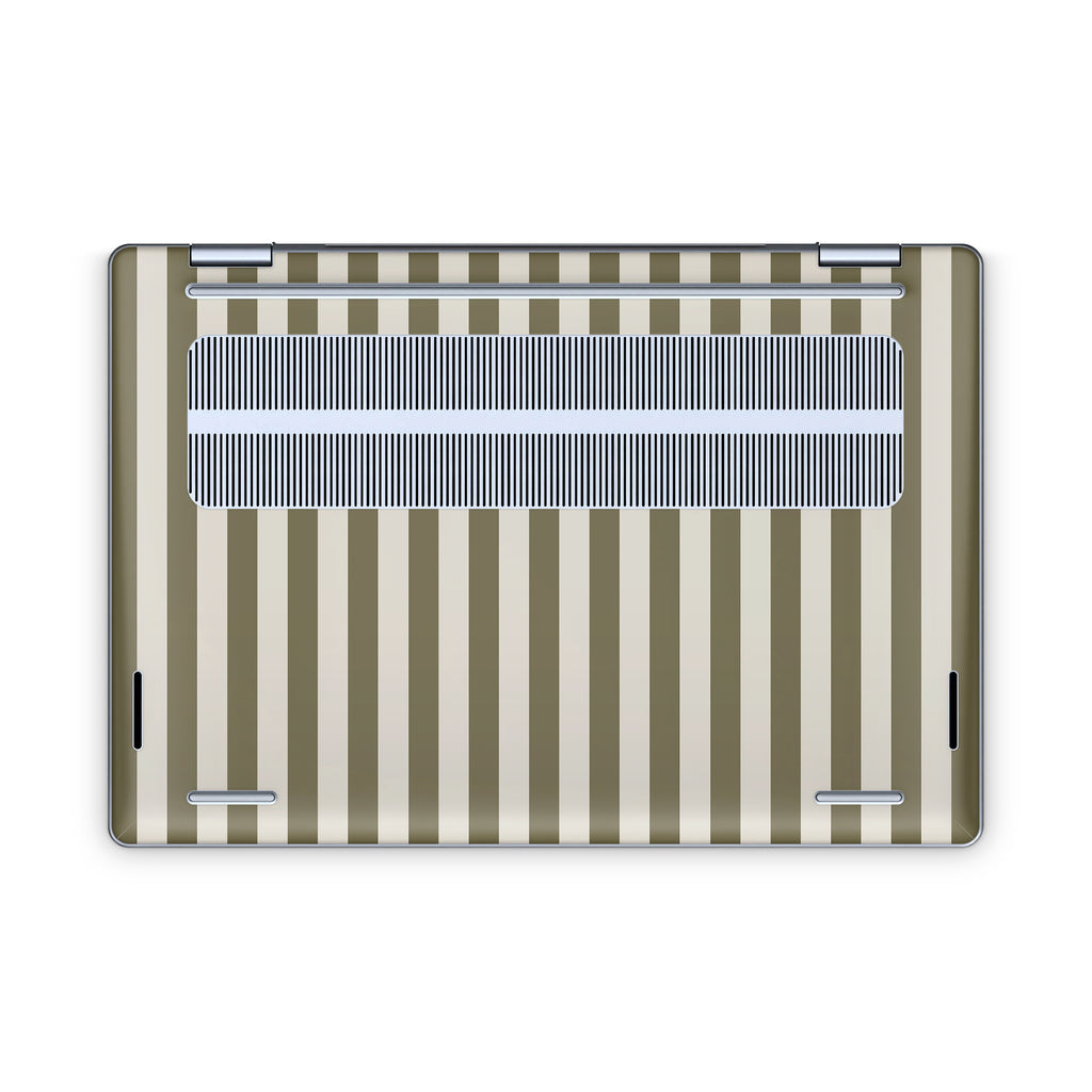 Olive Stripe Dell Skin
