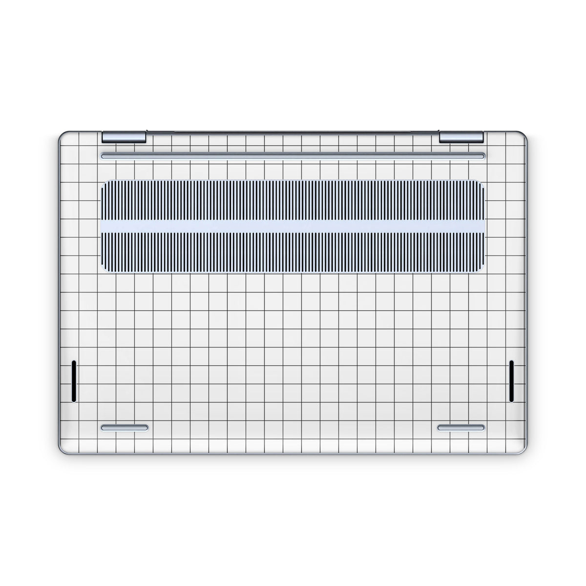 White Grid Line Dell Skin