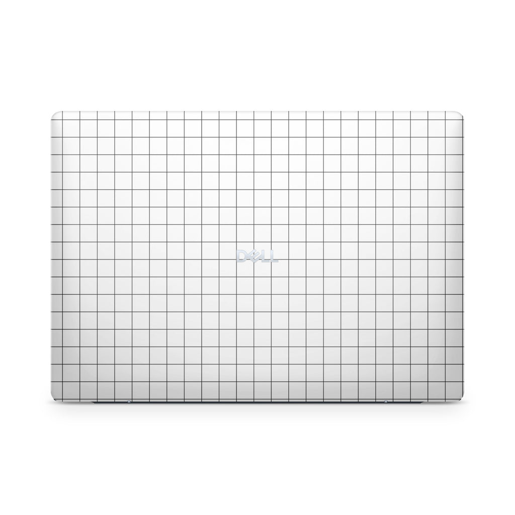 White Grid Line Dell Skin