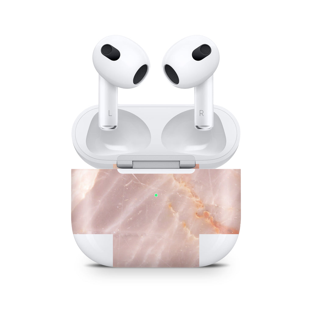 Blush Marble AirPods Skin