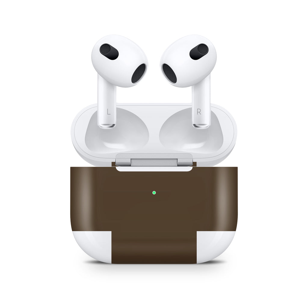 Chocolate Brown AirPods Skin