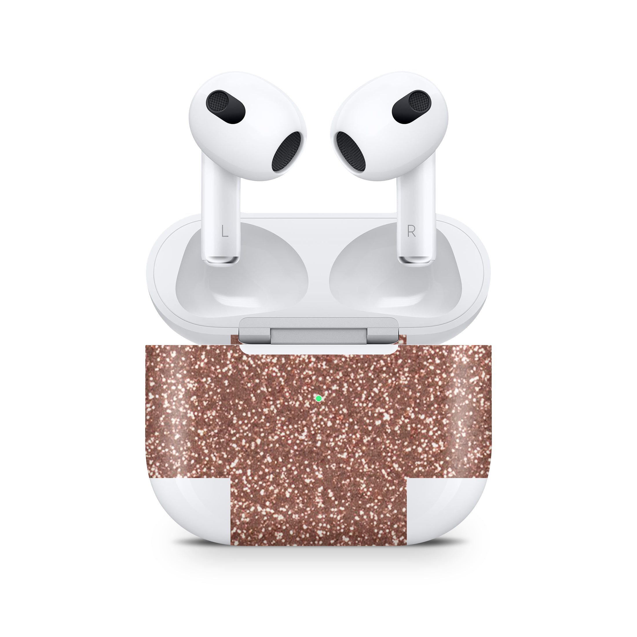 Rosé Glitter AirPods Skin