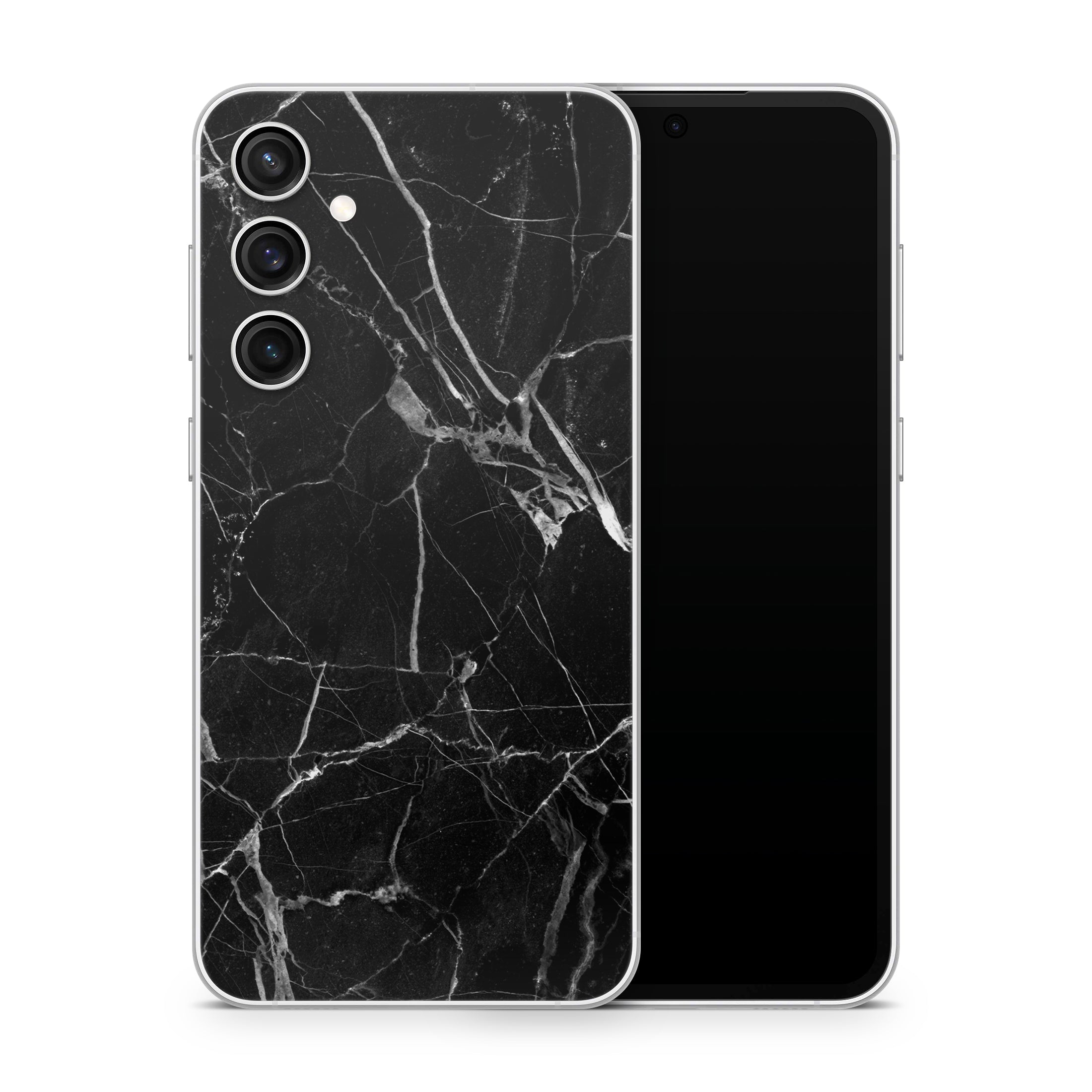 Black Hyper Marble Samsung Galaxy S23 Skin
