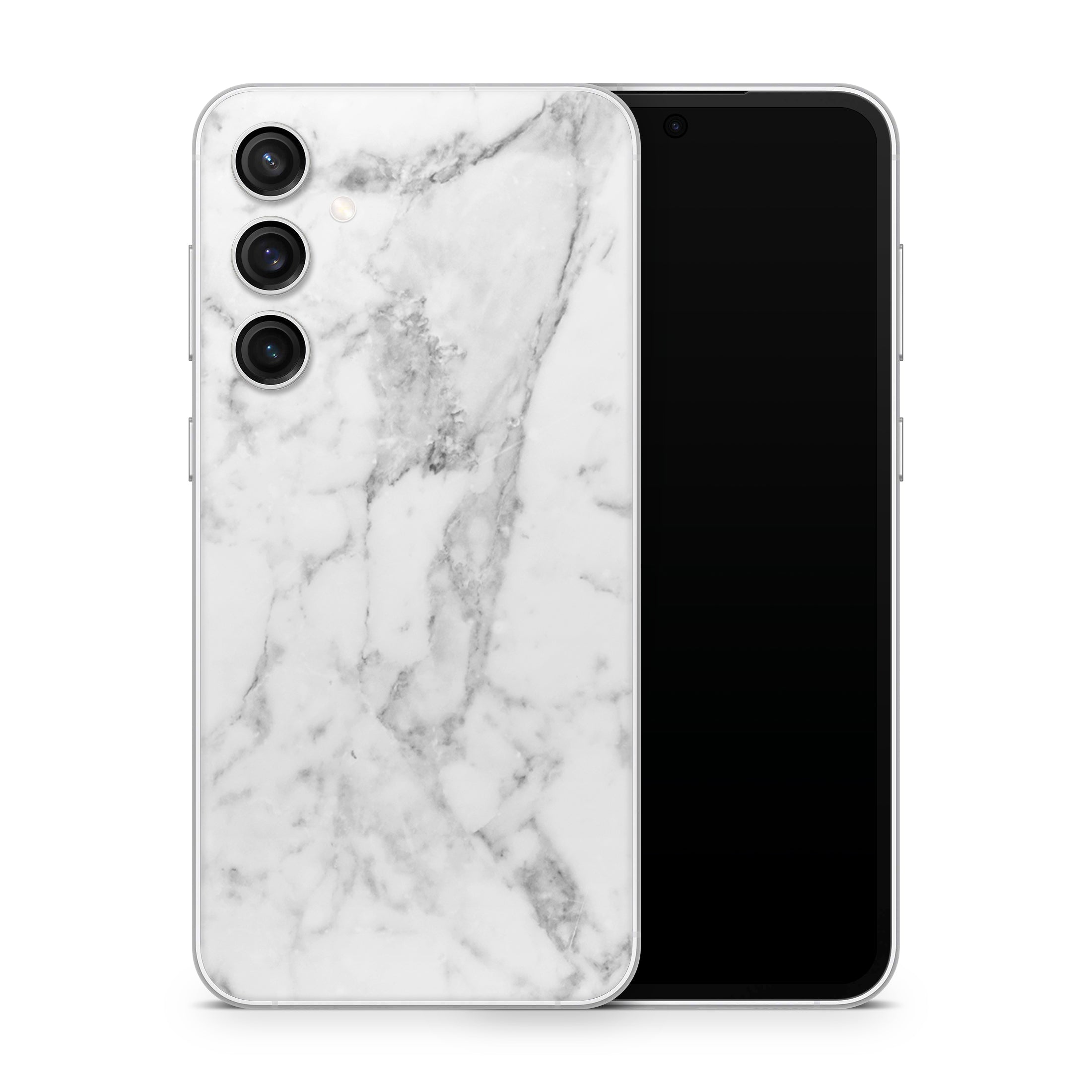 White Marble Samsung Galaxy S23 Skin