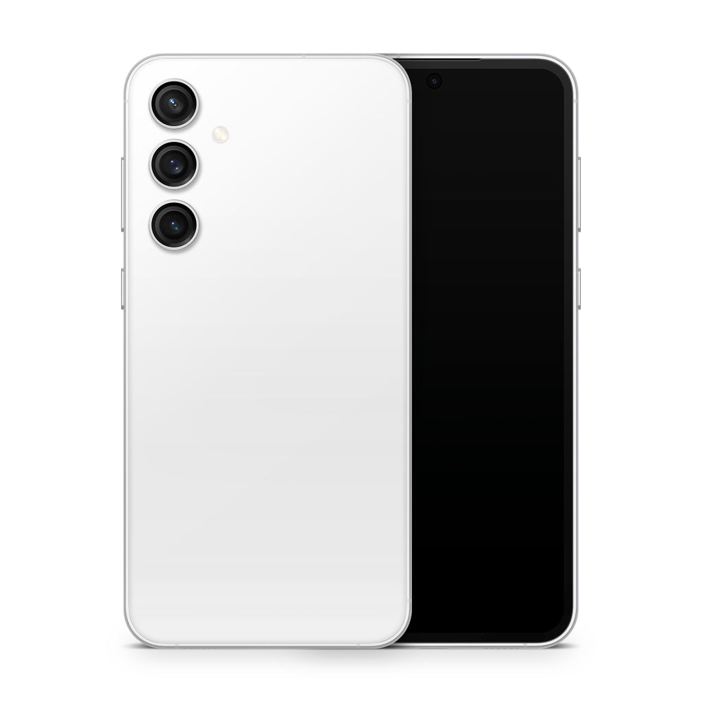 White Samsung Galaxy S23 Skin