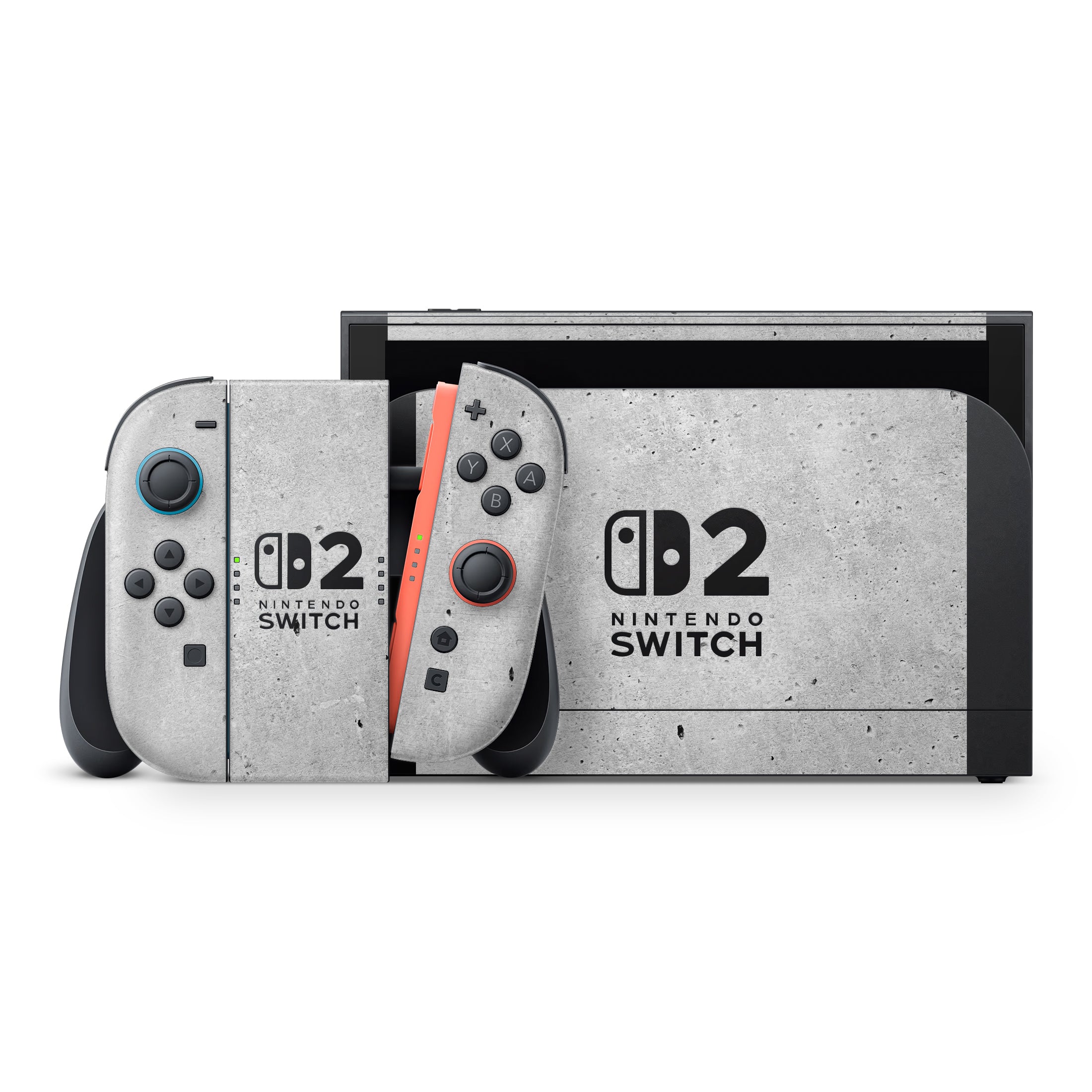 Concrete Nintendo Switch 2 Skin