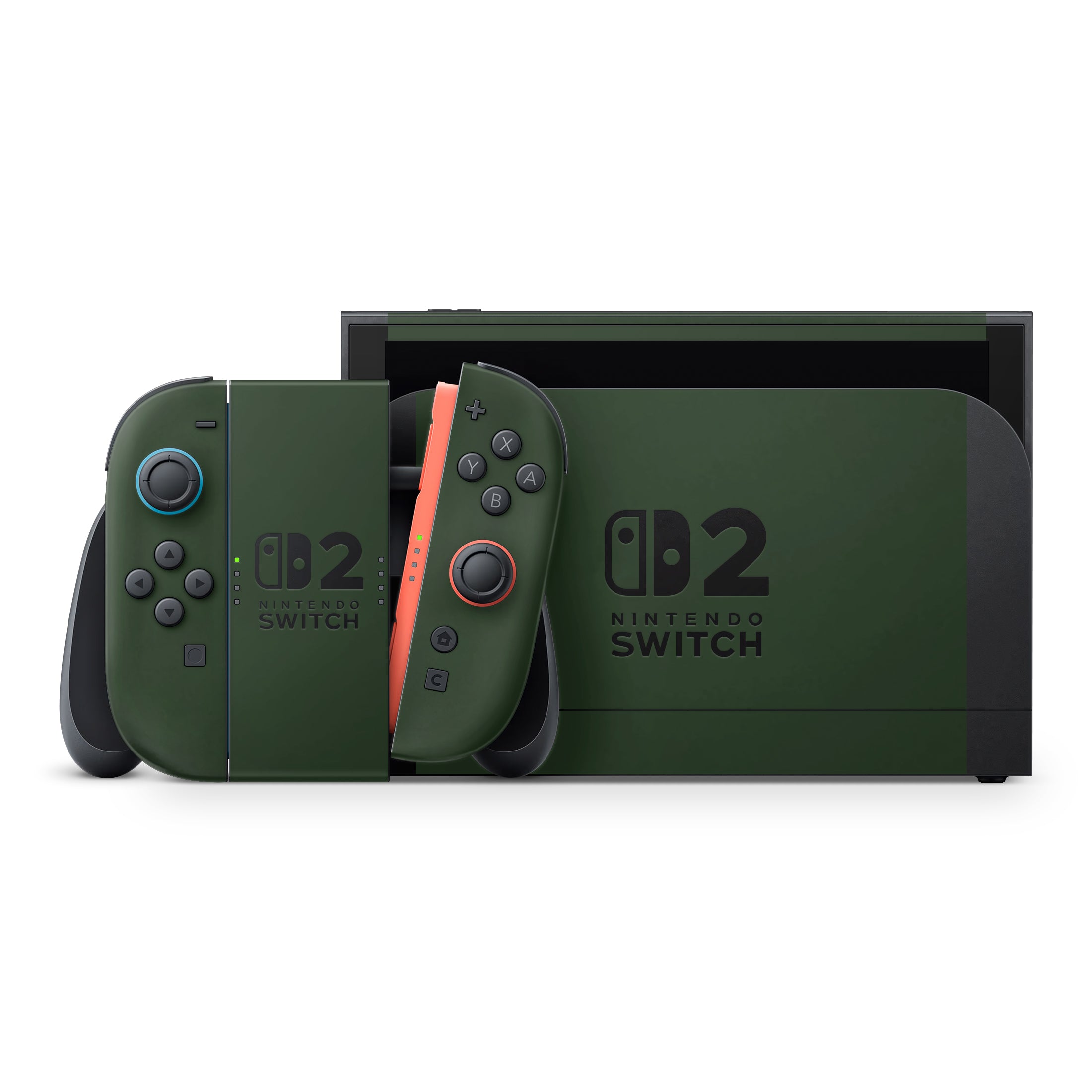 Forest Green Nintendo Switch 2 Skin