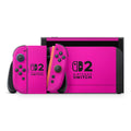 Hot Pink Nintendo Switch 2 Skin
