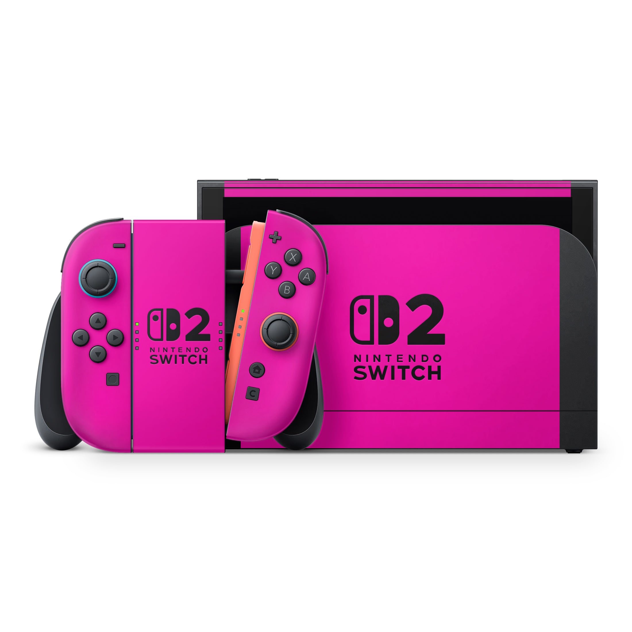Hot Pink Nintendo Switch 2 Skin