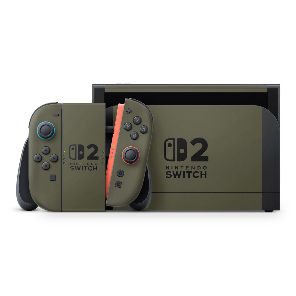 Olive Green Nintendo Switch 2 Skin - Uniqfind