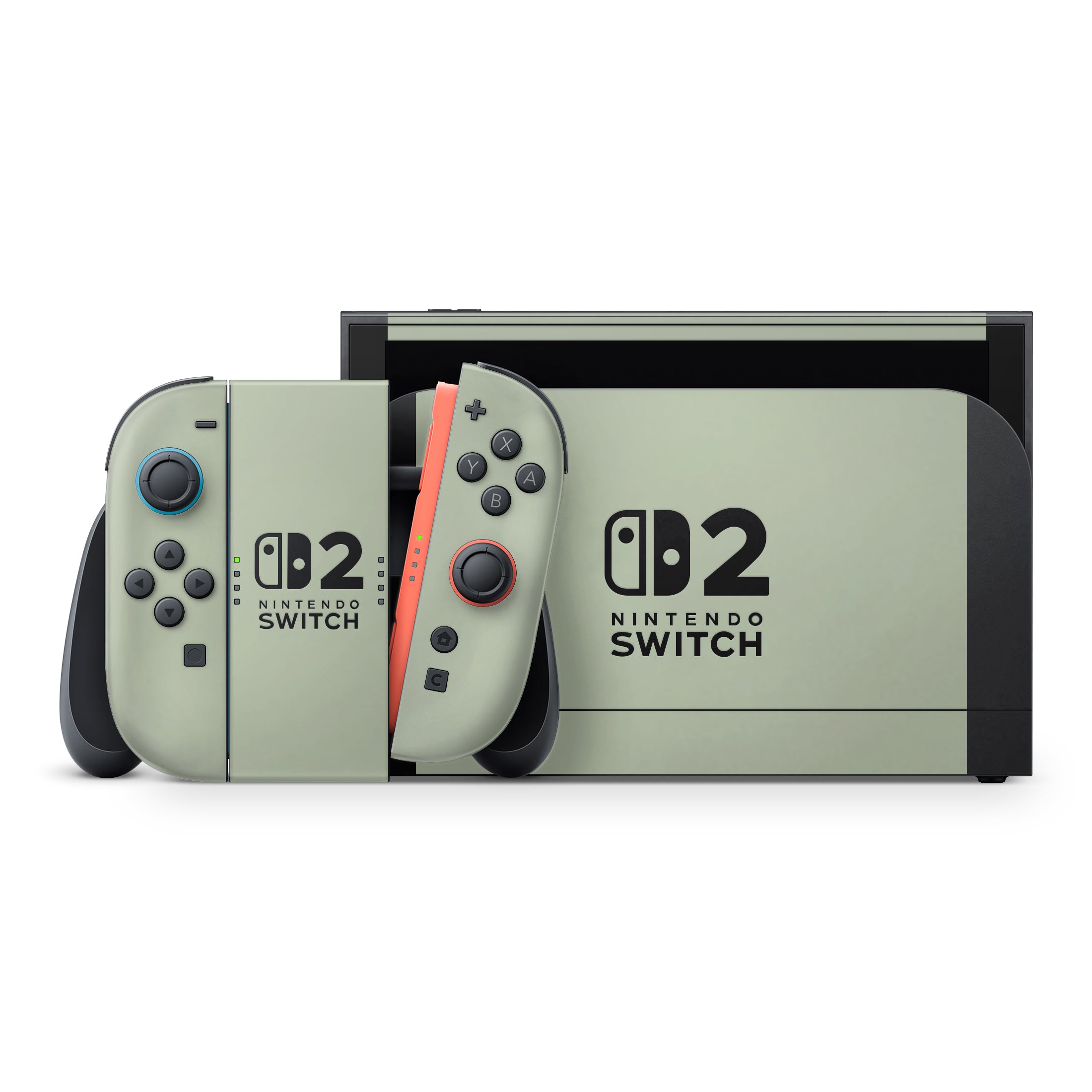 Sage Green Nintendo Switch 2 Skin