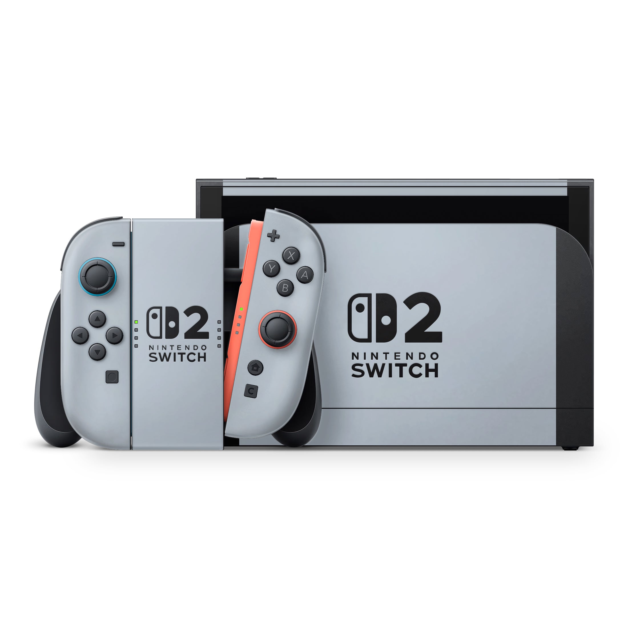 Soft Blue Nintendo Switch 2 Skin