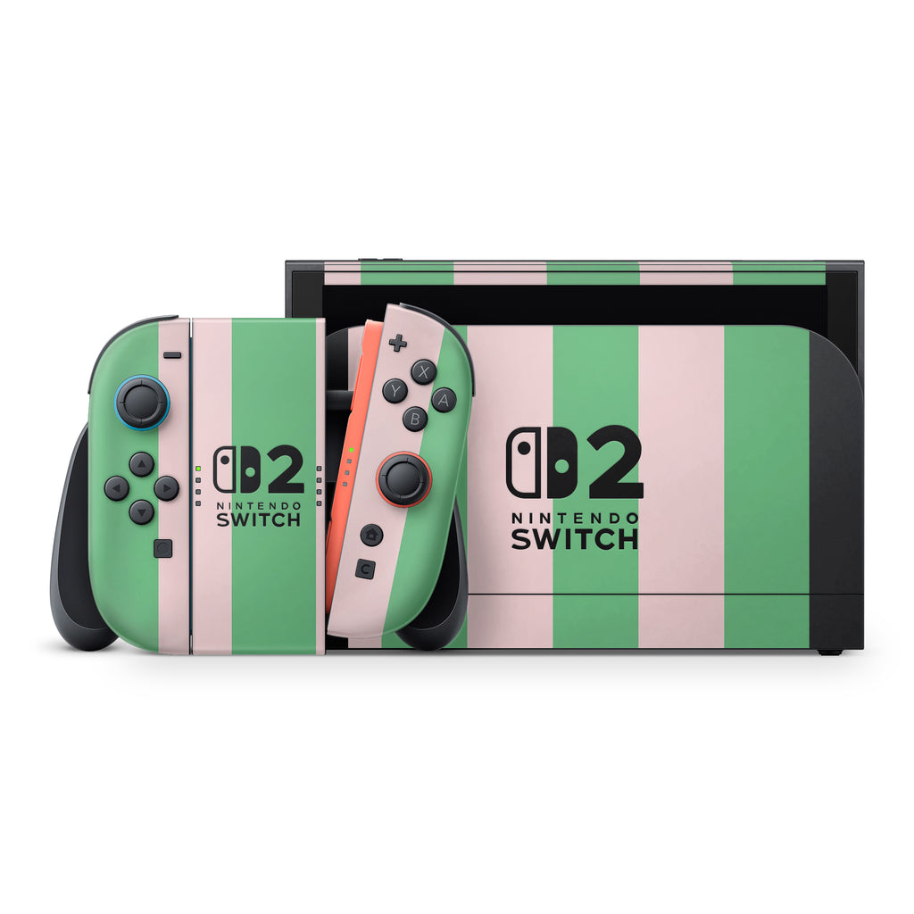 Summer Stripe Nintendo Switch Skin - Main Image