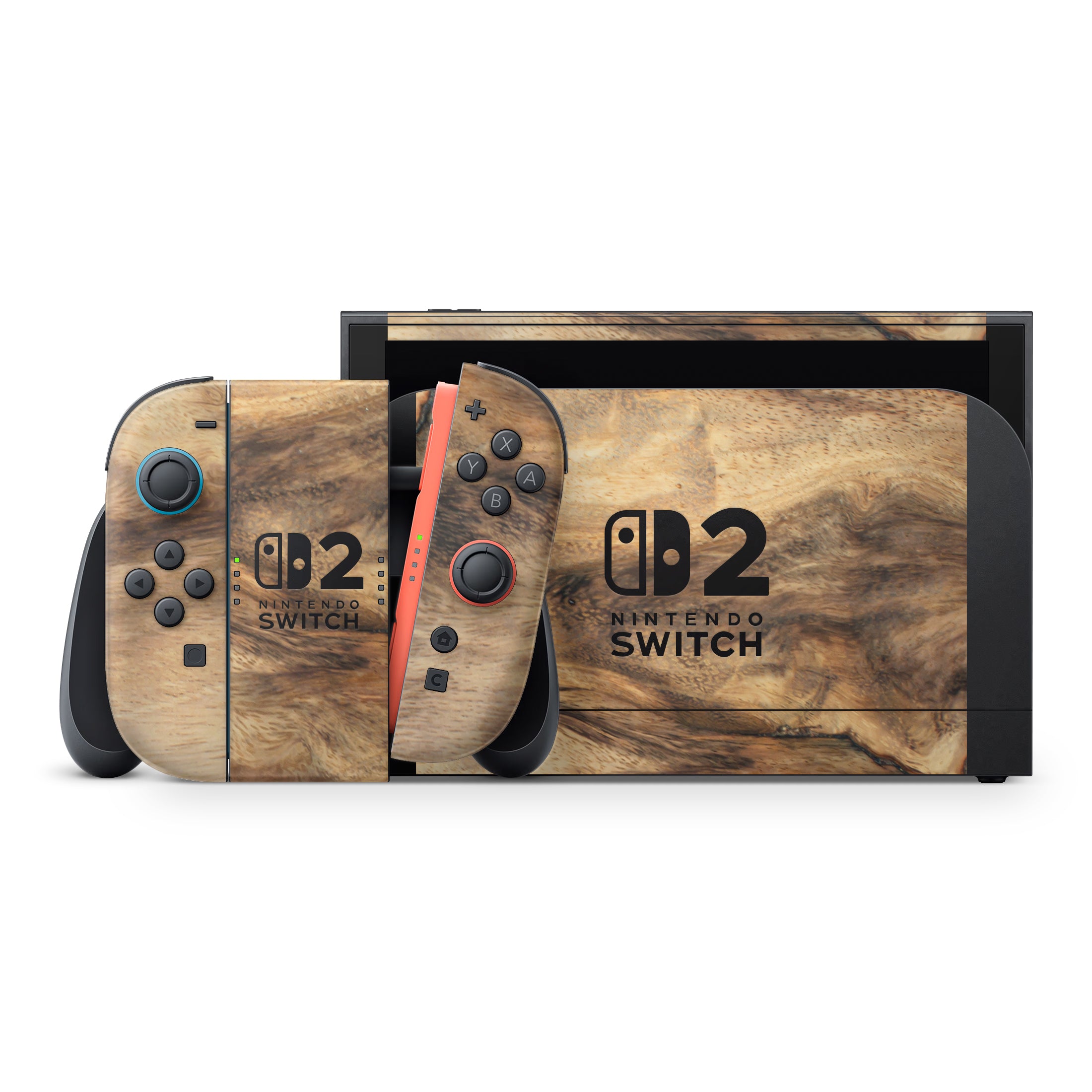 Wood Nintendo Switch 2 Skin