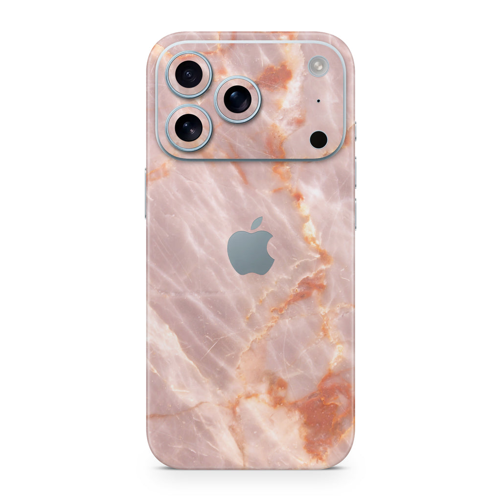 Blush Marble iPhone Skin + Case