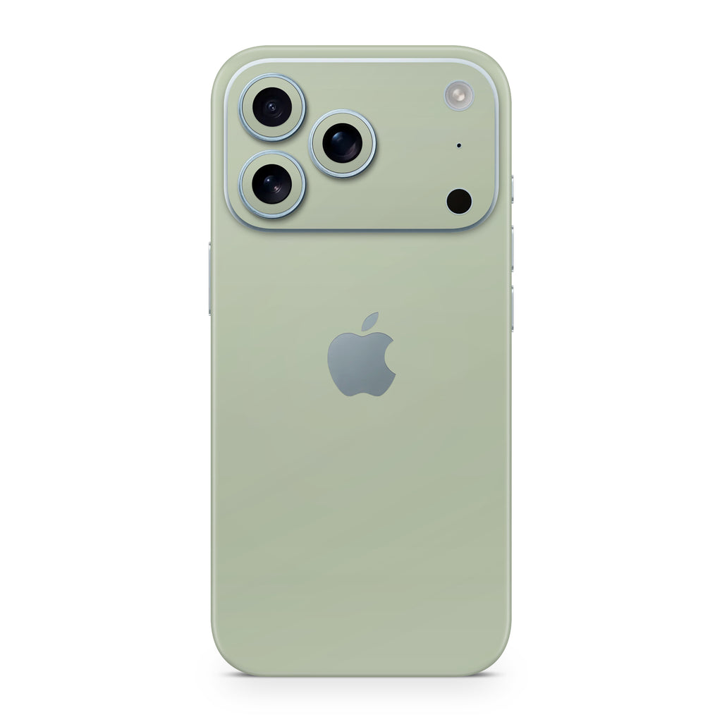 Sage Green iPhone Skin + Case