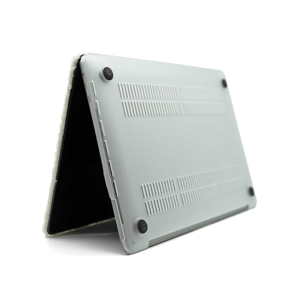 fleece macbook case bottom