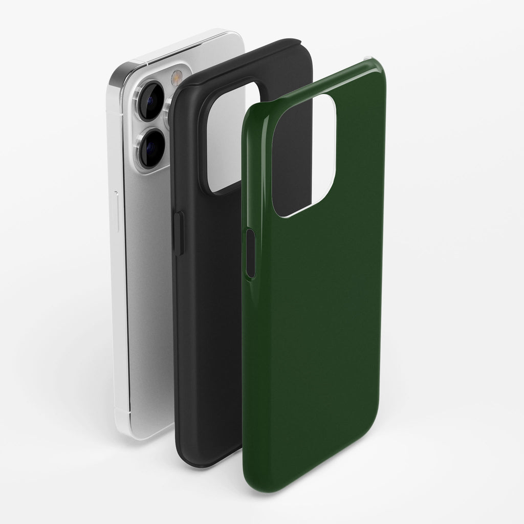 Forest Green Impact iPhone Case