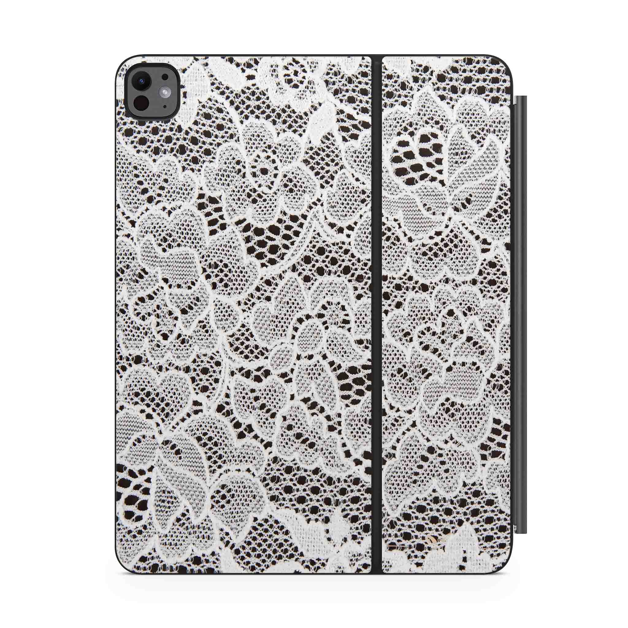 French Lace Magic Keyboard Skin for iPad