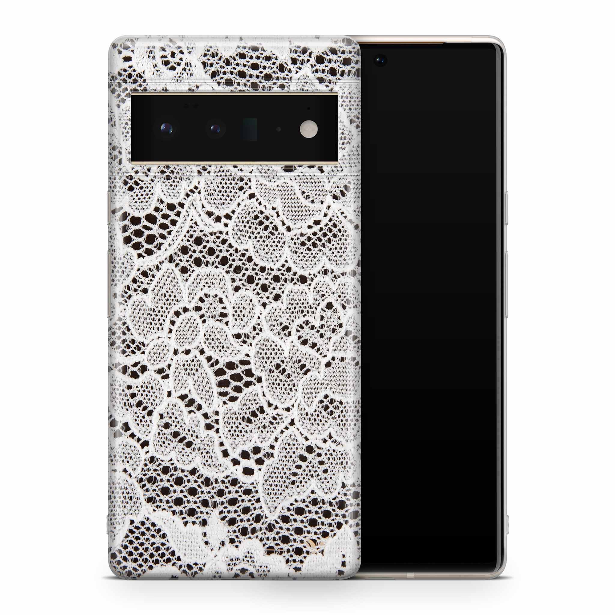 French Lace Google Pixel Skin + Case
